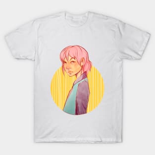 Pastel colors girl illustration T-Shirt